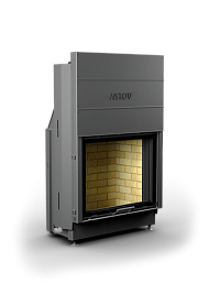 Каминная топка АСТОВ ПС 8063 - ТОПКА ПОДОВАЯ С ПРЯМЫМ СТЕКЛОМ И ПОДЪЕМНЫМ МЕХАНИЗМОМ ДВЕРЦЫ