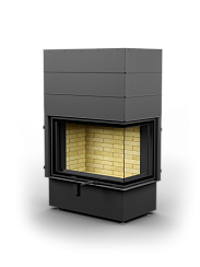 Каминная топка АСТОВ П2С 8457 - ТОПКА ПОДОВАЯ 2 СТЕКЛА (Г-образная) И ПОДЪЕМНЫМ МЕХАНИЗМОМ ДВЕРЦЫ