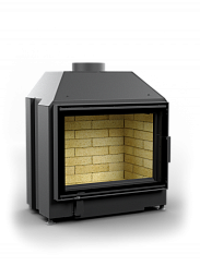 Каминная топка АСТОВ ПС 700 - ТОПКА ПОДОВАЯ С ПРЯМЫМ СТЕКЛОМ И БОКОВЫМ ОТКРЫВАНИЕМ ДВЕРЦЫ