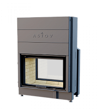 Каминная топка АСТОВ ПТ 8057 - ПОДОВАЯ ТУННЕЛЬНАЯ ТОПКА