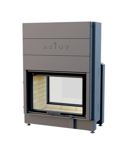 Каминная топка АСТОВ ПТ 8057 - ПОДОВАЯ ТУННЕЛЬНАЯ ТОПКА