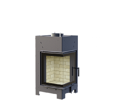 П2С 440 - ТОПКА ПОДОВАЯ 2 СТЕКЛА (Г-образная) И БОКОВЫМ ОТКРЫВАНИЕМ ДВЕРЦЫ