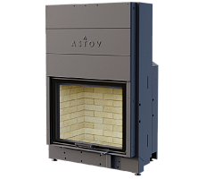 Каминная топка АСТОВ ПС 8063 У - ТОПКА ПОДОВАЯ УГЛУБЛЕННАЯ С ПРЯМЫМ СТЕКЛОМ И ПОДЪЕМНЫМ МЕХАНИЗМОМ ДВЕРЦЫ