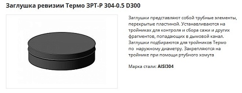 Заглушки ревизии Термо