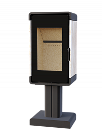 Печь-камин Астов Куб (ПК 4581) кам. на ноге