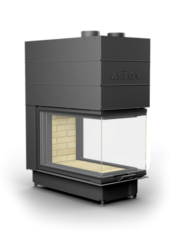 Каминная топка АСТОВ П3С 53(84)57 - ТОПКА ПОДОВАЯ 3 СТЕКЛА (П-образная) И ПОДЪЕМНЫМ МЕХАНИЗМОМ ДВЕРЦЫ